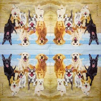 HUN-788 Hunde - 3-lagig - ppd - Two Can Art